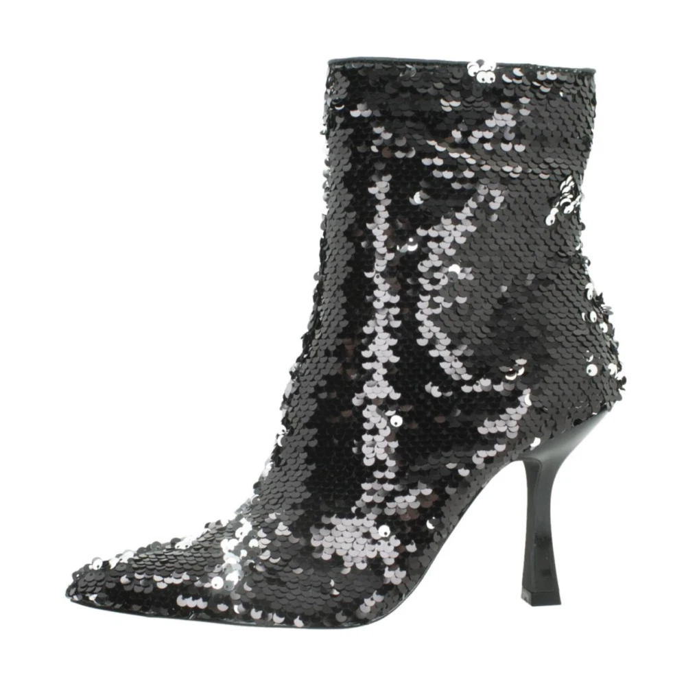 La strada Heeled Boots Black Dames