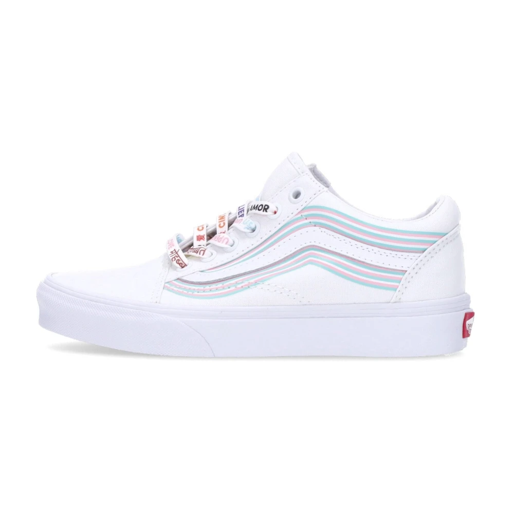 Vans Men's White Sneakers, 8 Uk, Pride Low-Top Sneaker