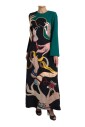 robe-longue-a-line-multicolore