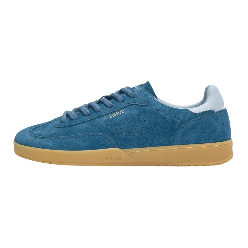 Sun68 Blue Sneakers, Male, 9 Uk, Low Top Trainers