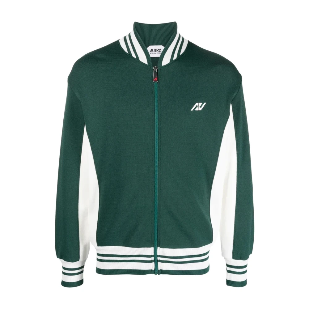 Autry , Zip-Throughs, Male, Green, Xl, Track Bomber