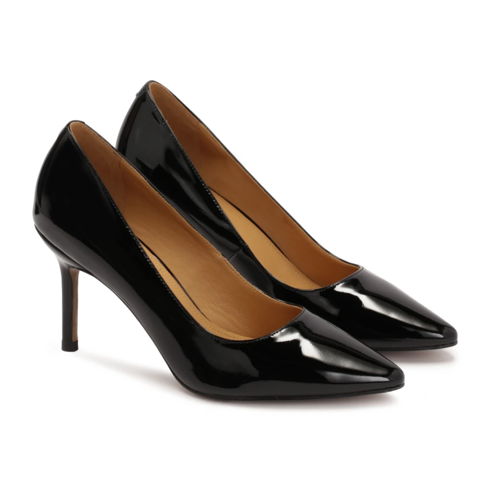 Kazar Klassieke zwarte lakleren stiletto's