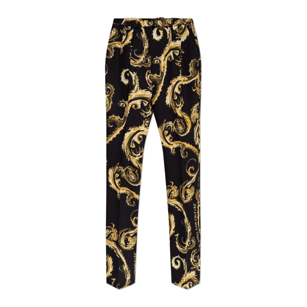 Versace Jeans Couture Broek met patroon Multicolor Dames