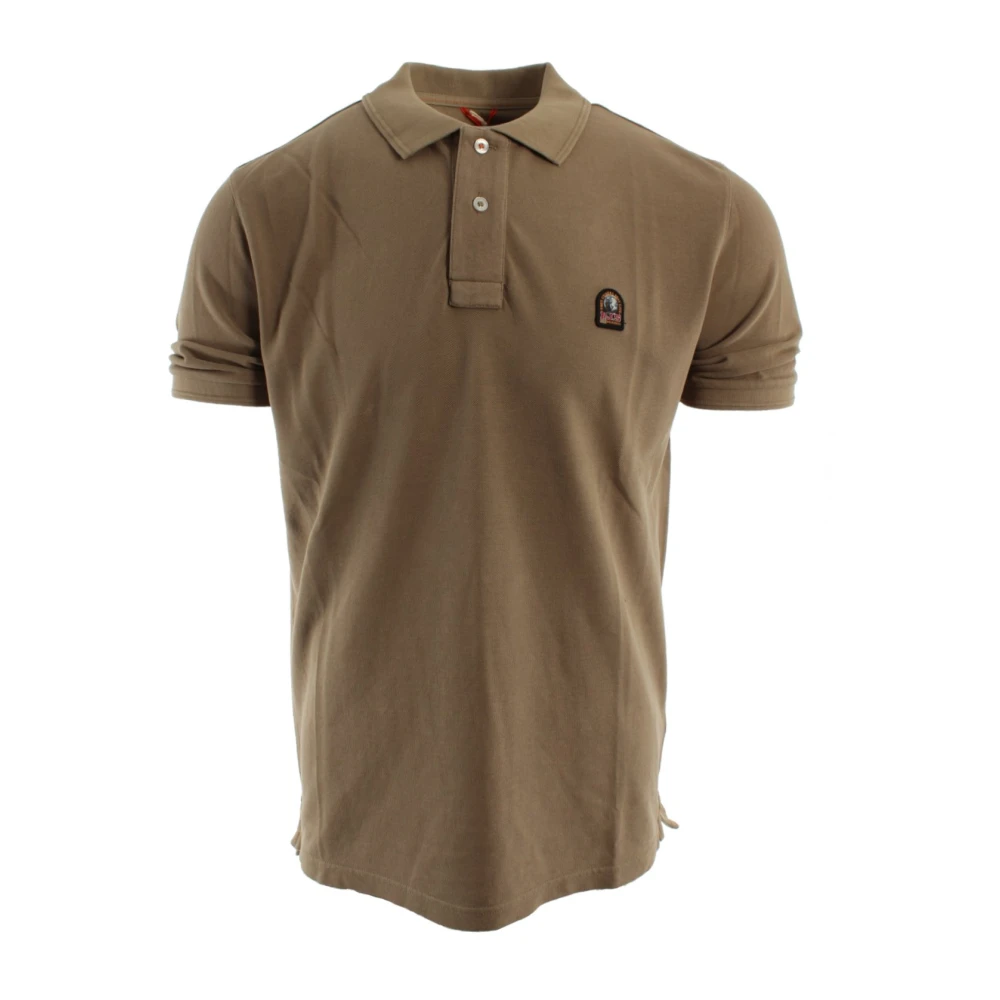 Parajumpers Men's Brown Patch Polo