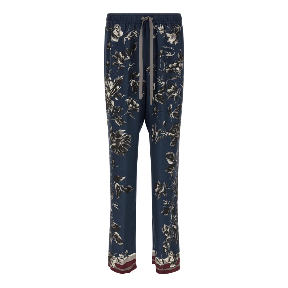Dolce & Gabbana Multicolor Vanity Trousers - Male - Wide Trousers - Xl - Trousers