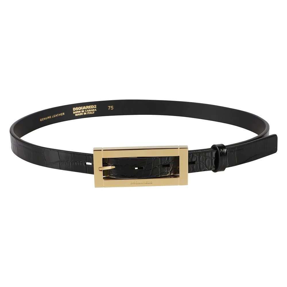 Dsquared2 Damen Schwarz Accessories, K, 75 Cmgröße:
