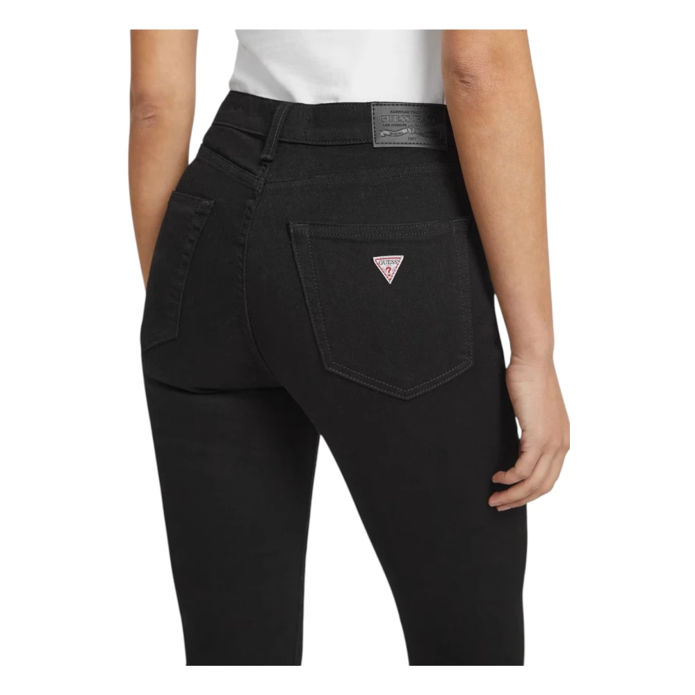 Guess Biologische Skinny Jeans Black Dames