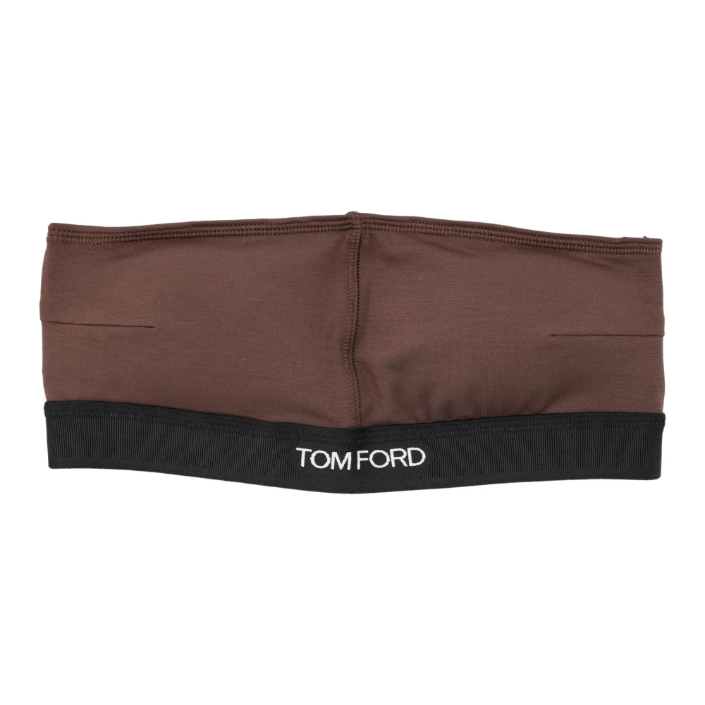 Tom Ford Donkerbruine Modal Bandeau Ondergoed Brown Dames