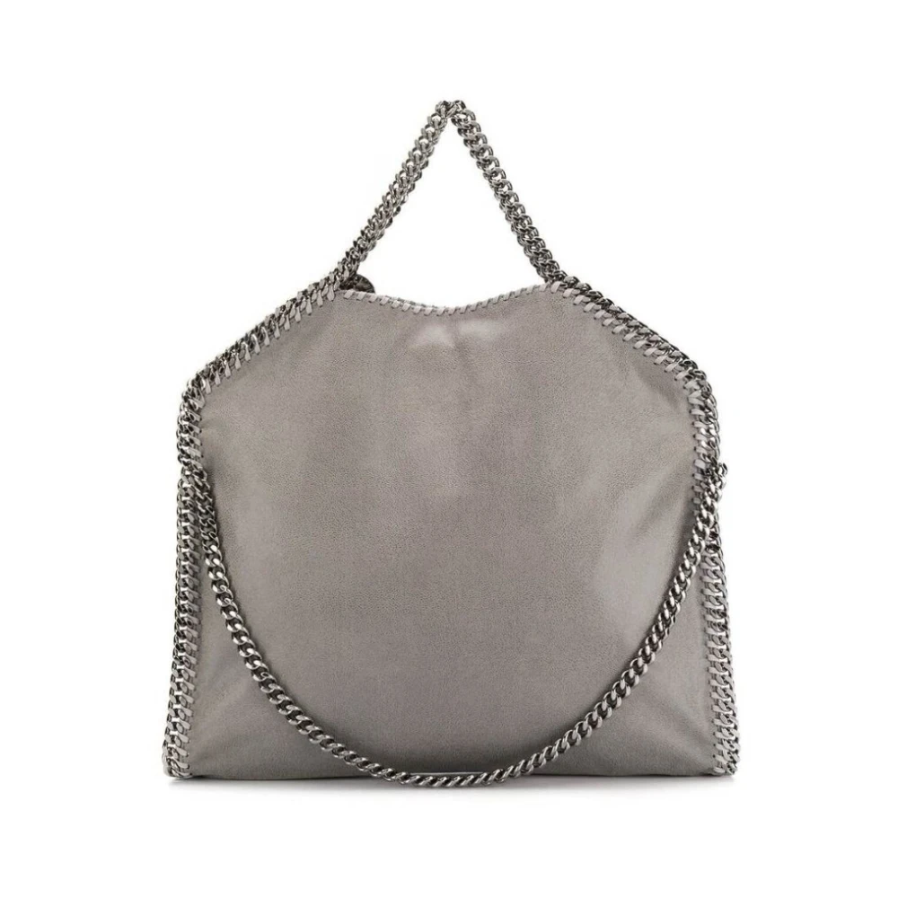Stella Mccartney Women's Gray Chic Fold Over Tote Bag