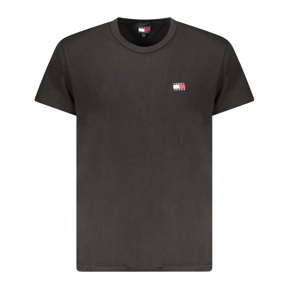 Tommy Hilfiger Men's Black T-Shirts, S, Short Sleeve T-Shirt