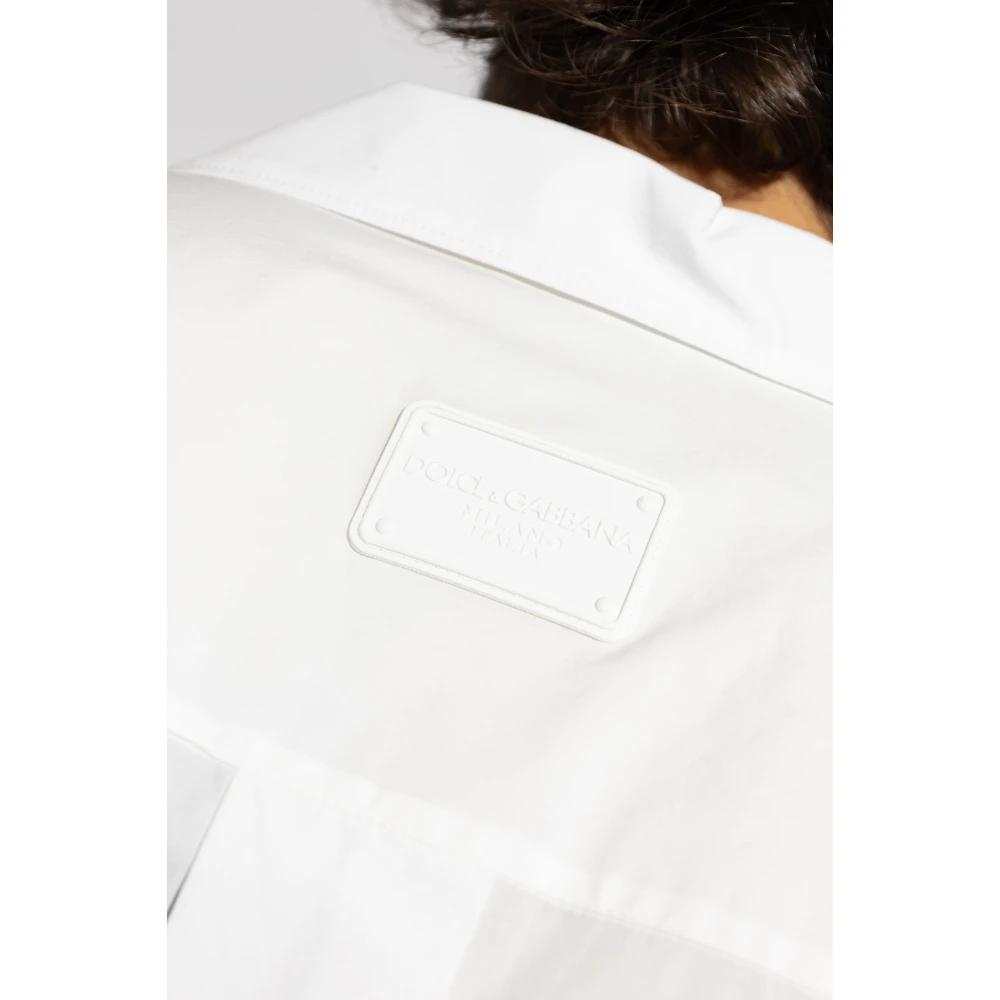 Dolce & Gabbana Wikkelshirt White Heren