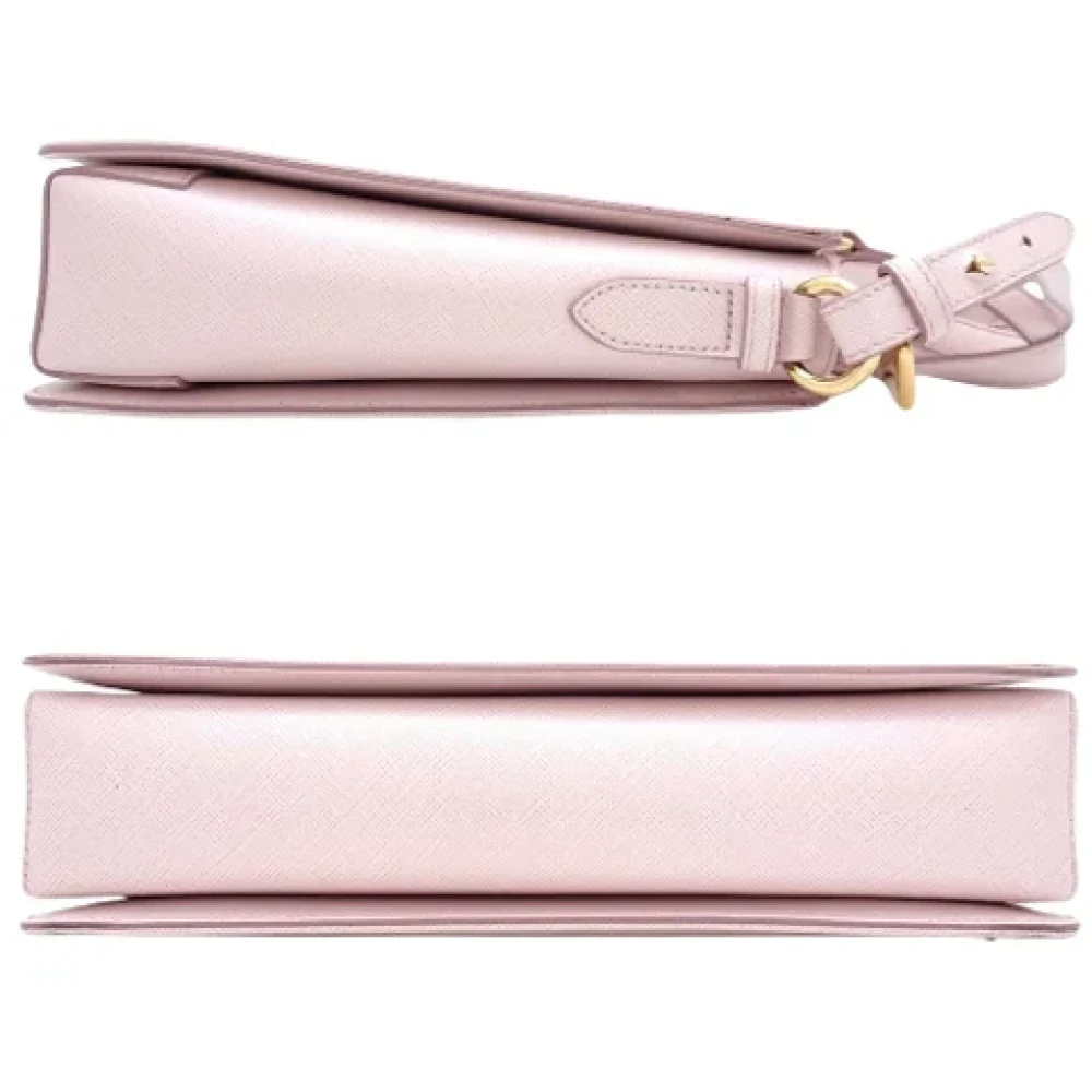 Salvatore Ferragamo Pre-owned Leather handbags Pink Dames