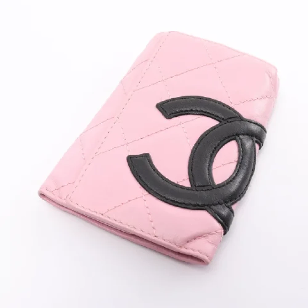 Chanel Vintage Pre-owned Leather key-holders Pink Dames