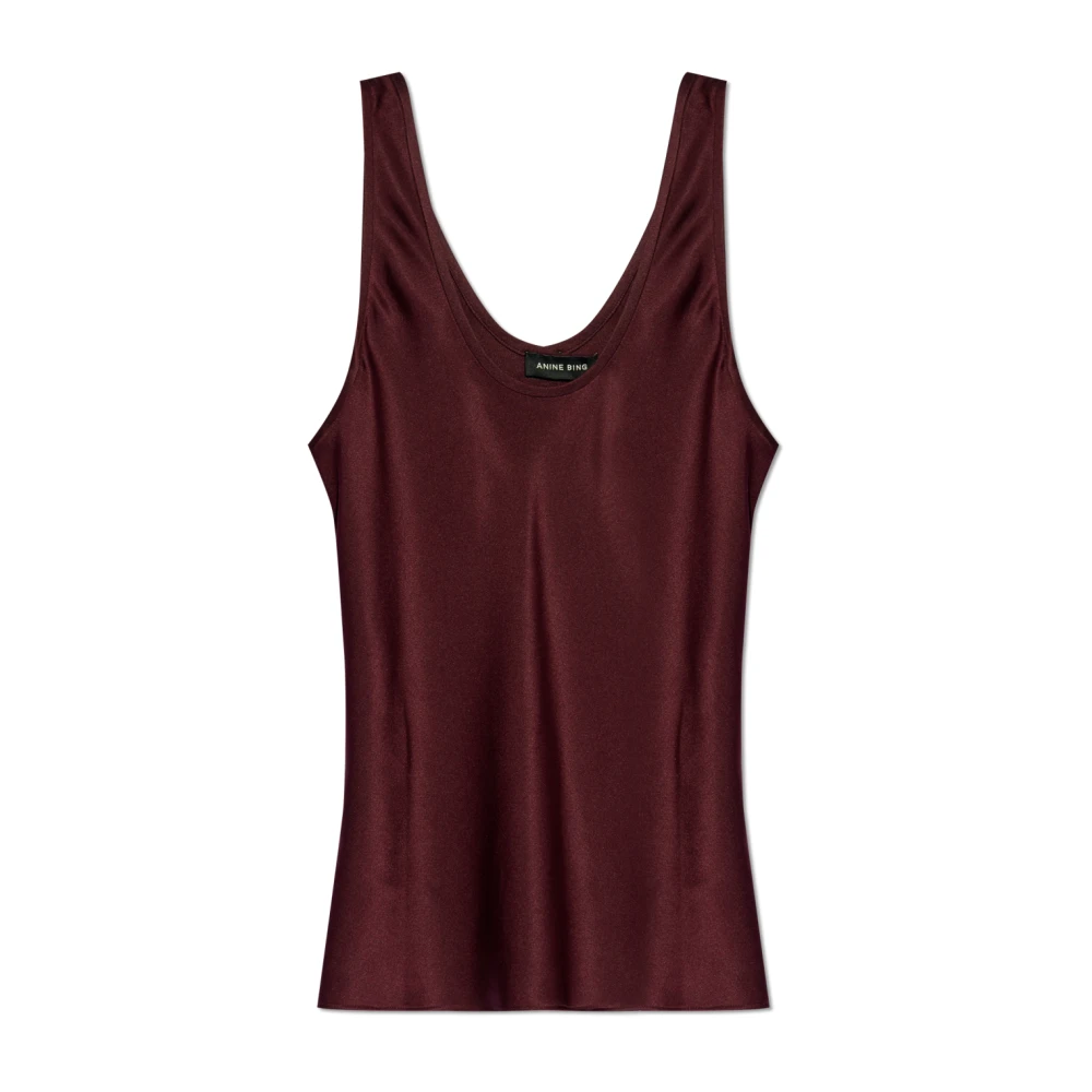 Anine Bing Lea tanktop Red Dames