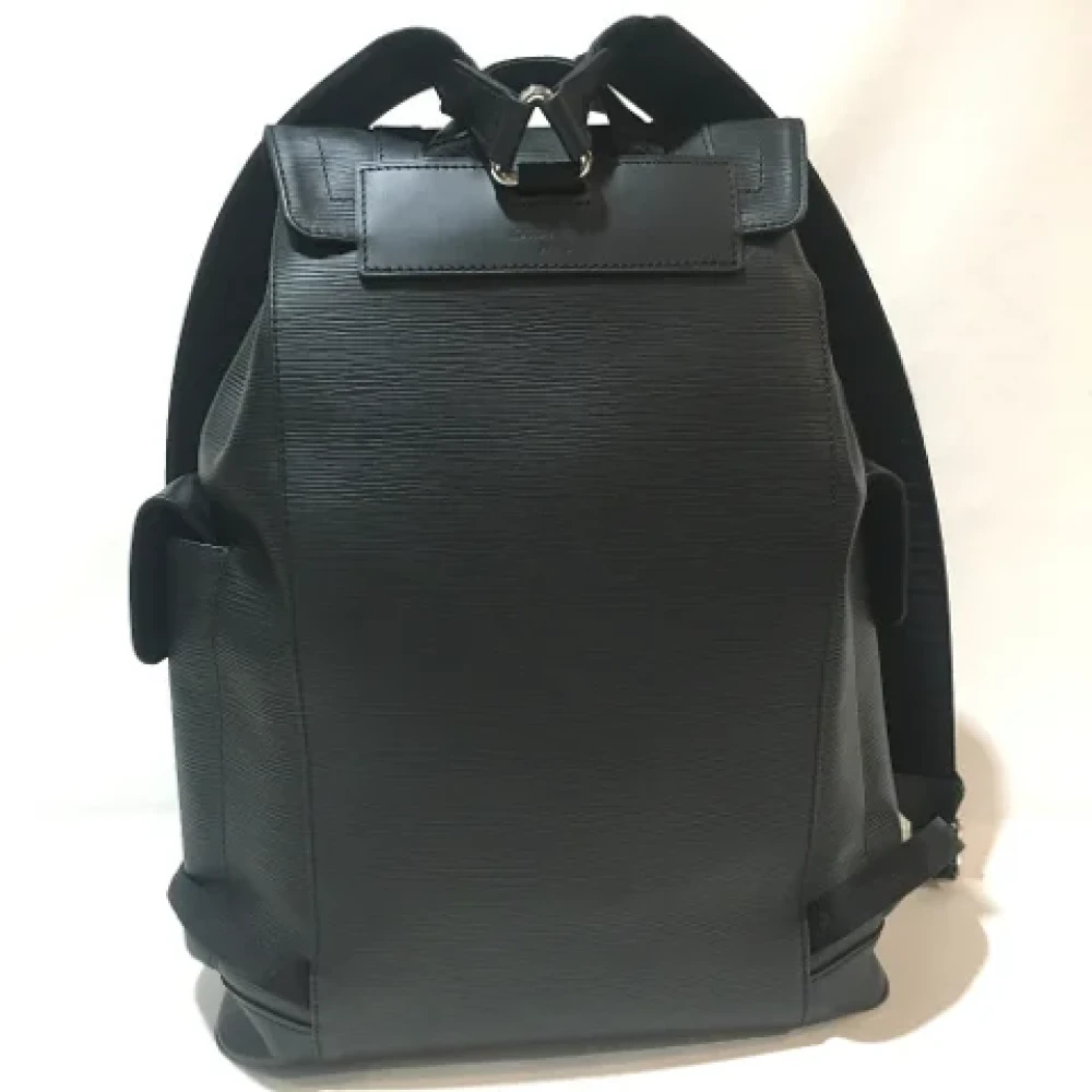 Louis Vuitton Vintage Pre-owned Leather shoulder-bags Black Heren