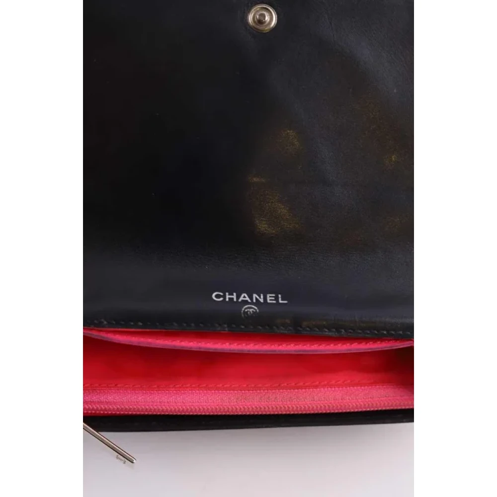 Chanel Vintage Pre-owned Leather shoulder-bags Black Dames