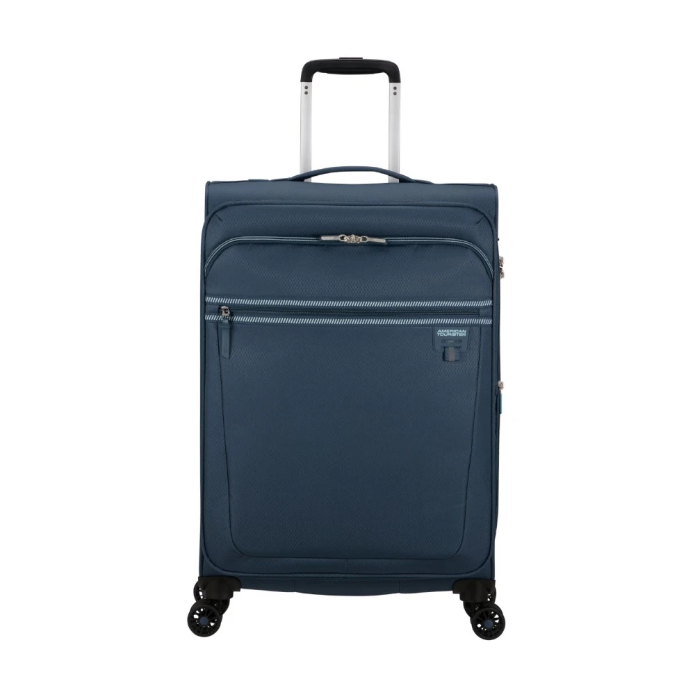American Tourister Aerospin Stijlvolle Trolley Tas Blue Unisex