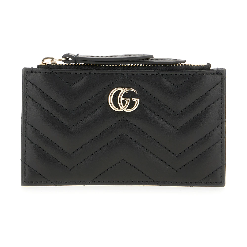 Gucci GG Marmont sleuteletui met rits Black Dames