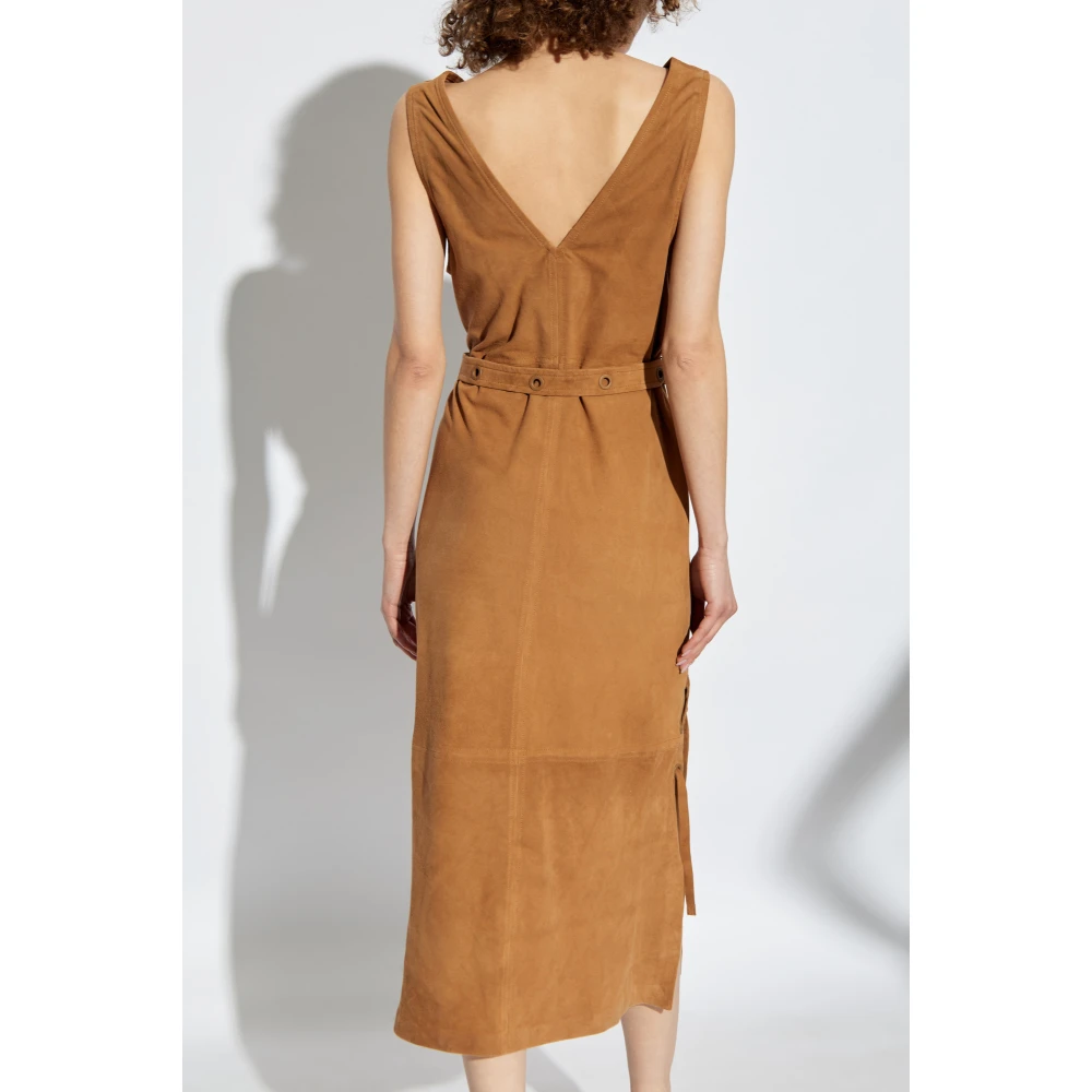 Munthe Suède jurk 'Filom' Brown Dames