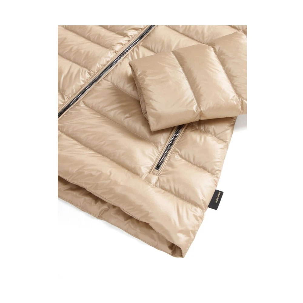 Woolrich Gewatteerde Jas Beige Dames