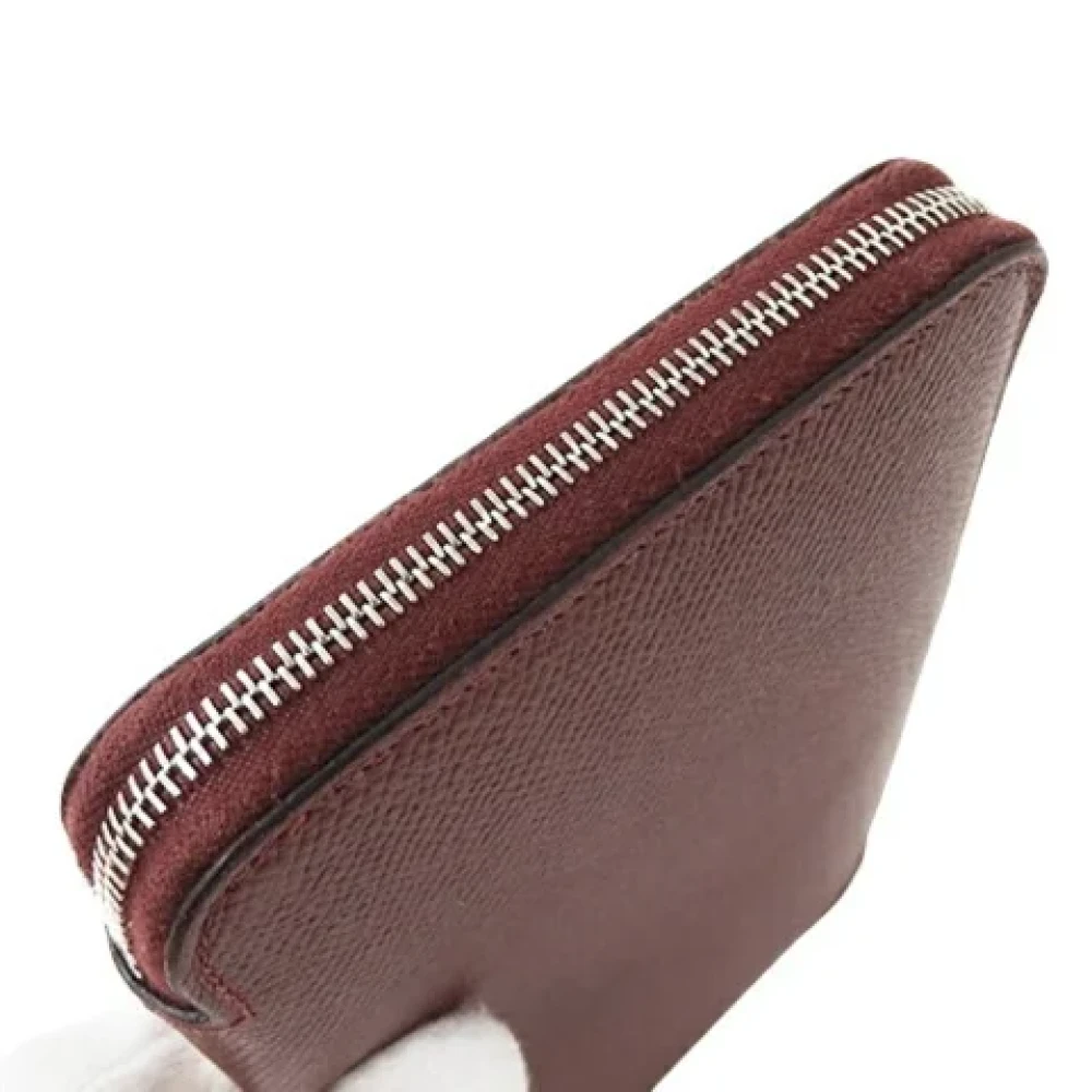 Hermès Vintage Pre-owned Leather wallets Red Dames