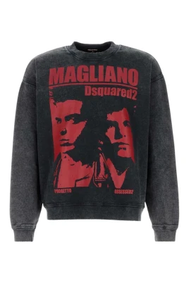 Grå Logo Hoodie Tröja