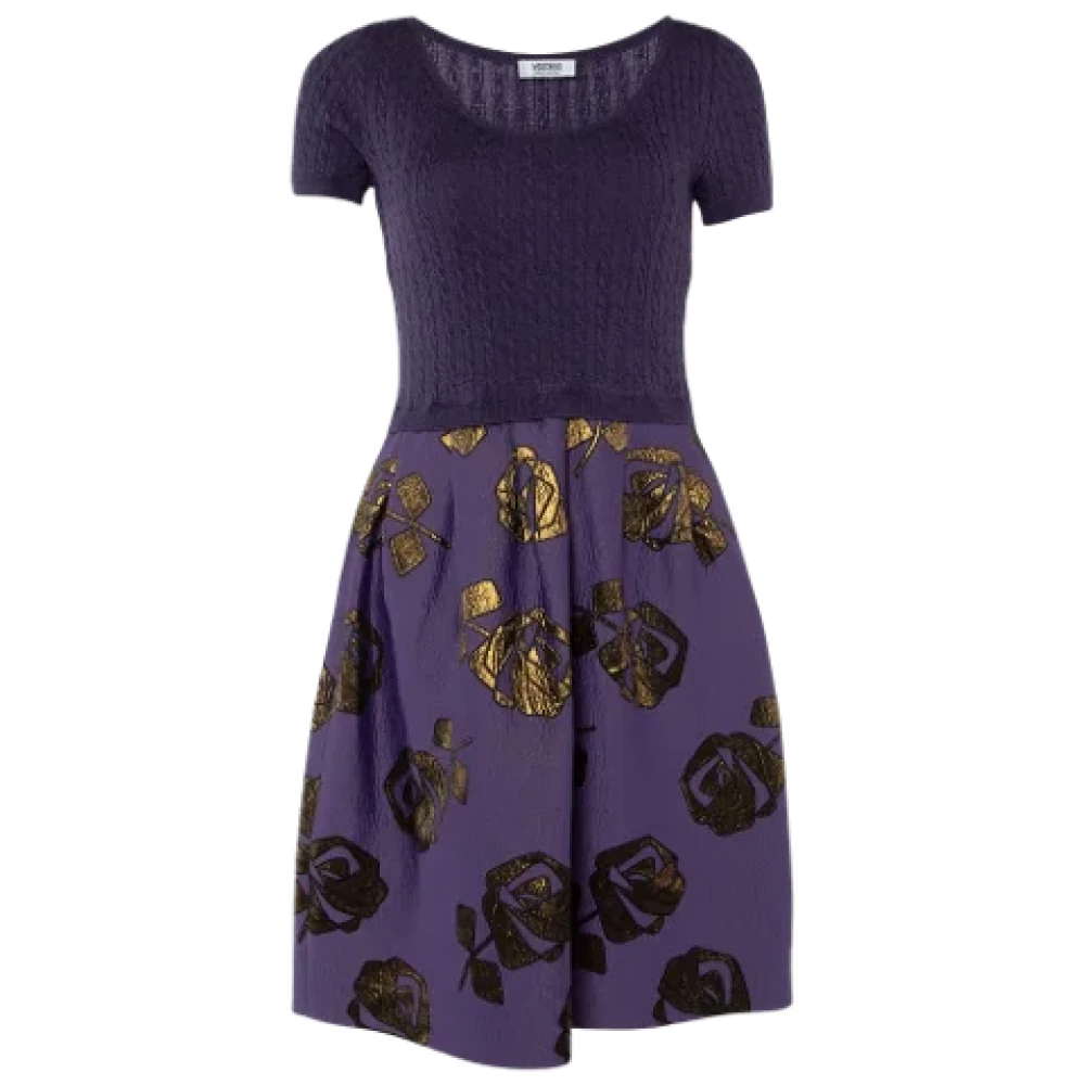 Moschino Pre-Owned Pre-owned Fabric dresses Purple Dames