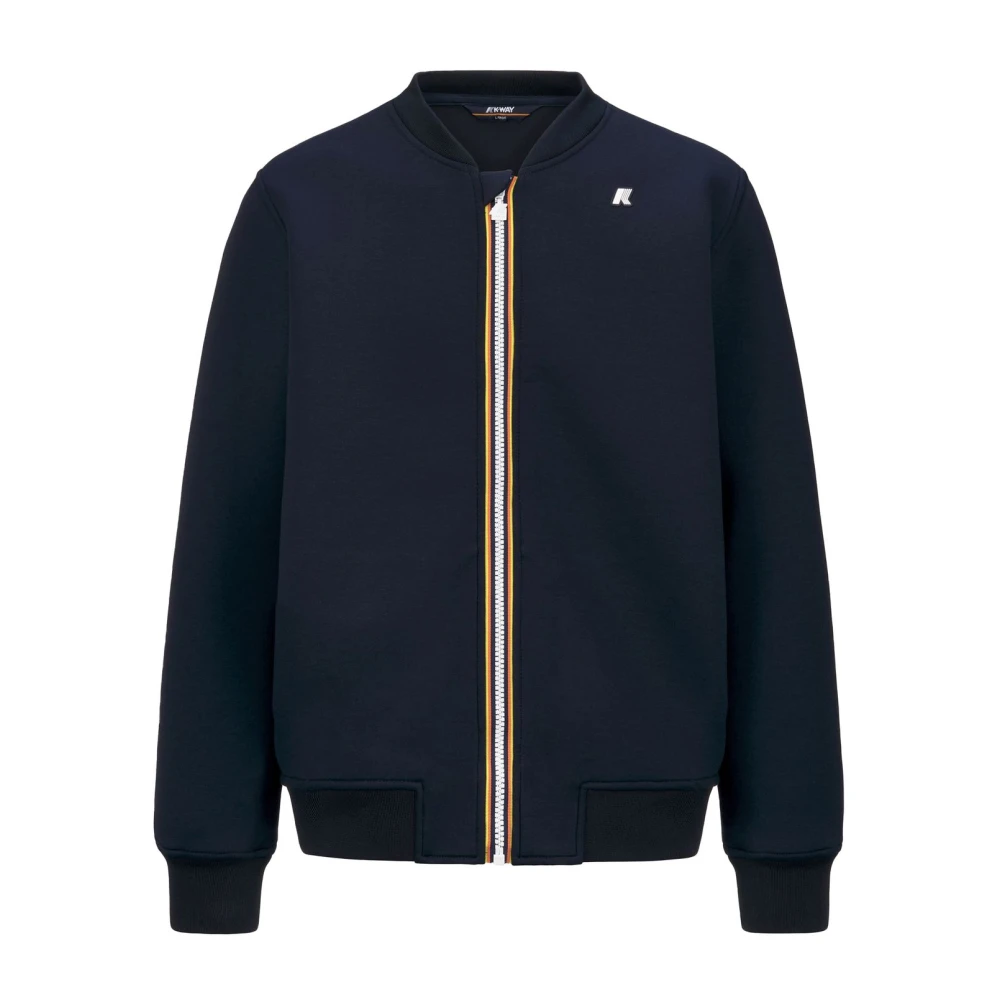 K-Way Men's Blue Zip-Throughs, Xl, Zip-Through Hoodie