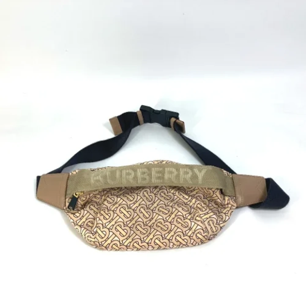 Burberry Vintage Pre-owned Fabric crossbody-bags Beige Heren