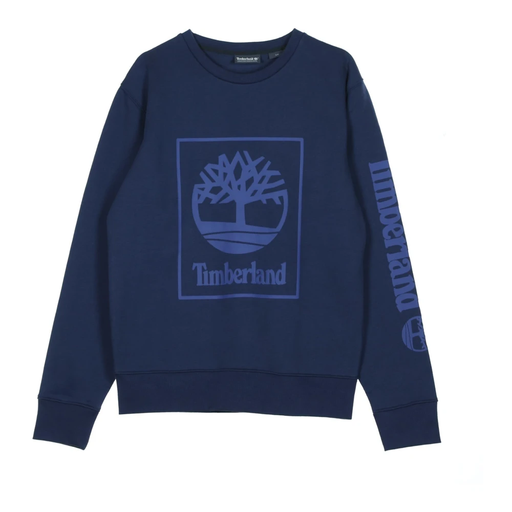 Timberland Seizoensboom Crewneck Sweatshirt Blue Heren
