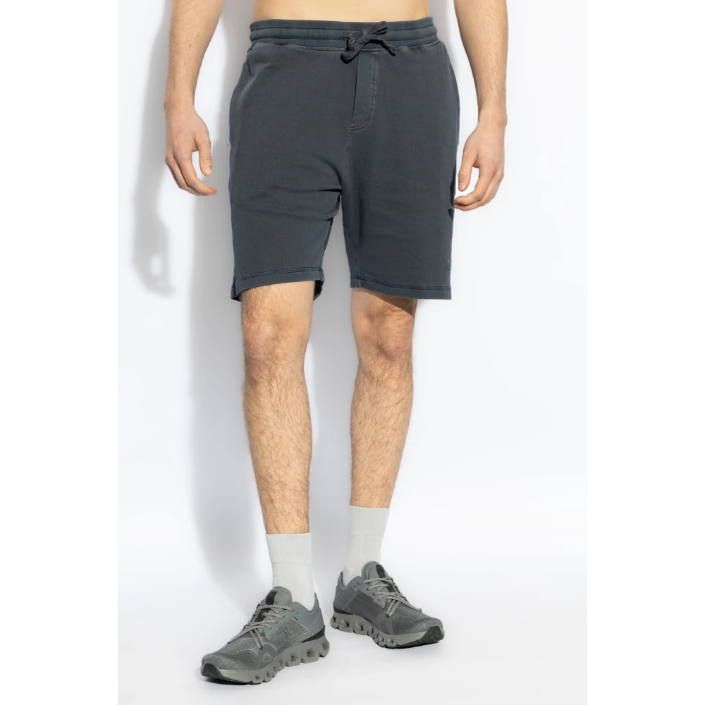 Woolrich Shorts met geborduurd logo Blue Heren