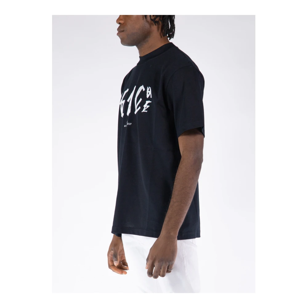 44 Label Group T-shirt met ronde hals Black Heren