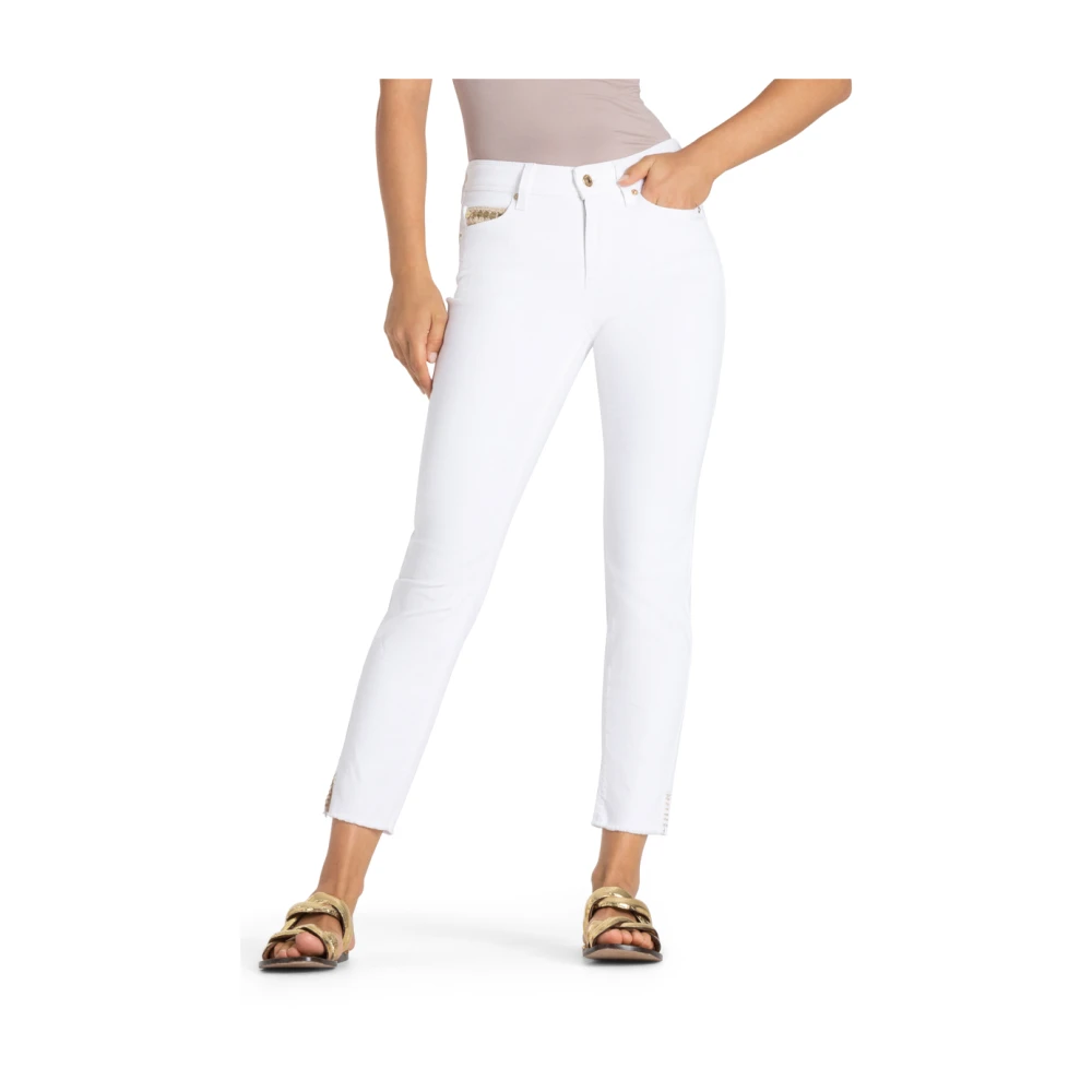 White Cambio Piper Short Jeans