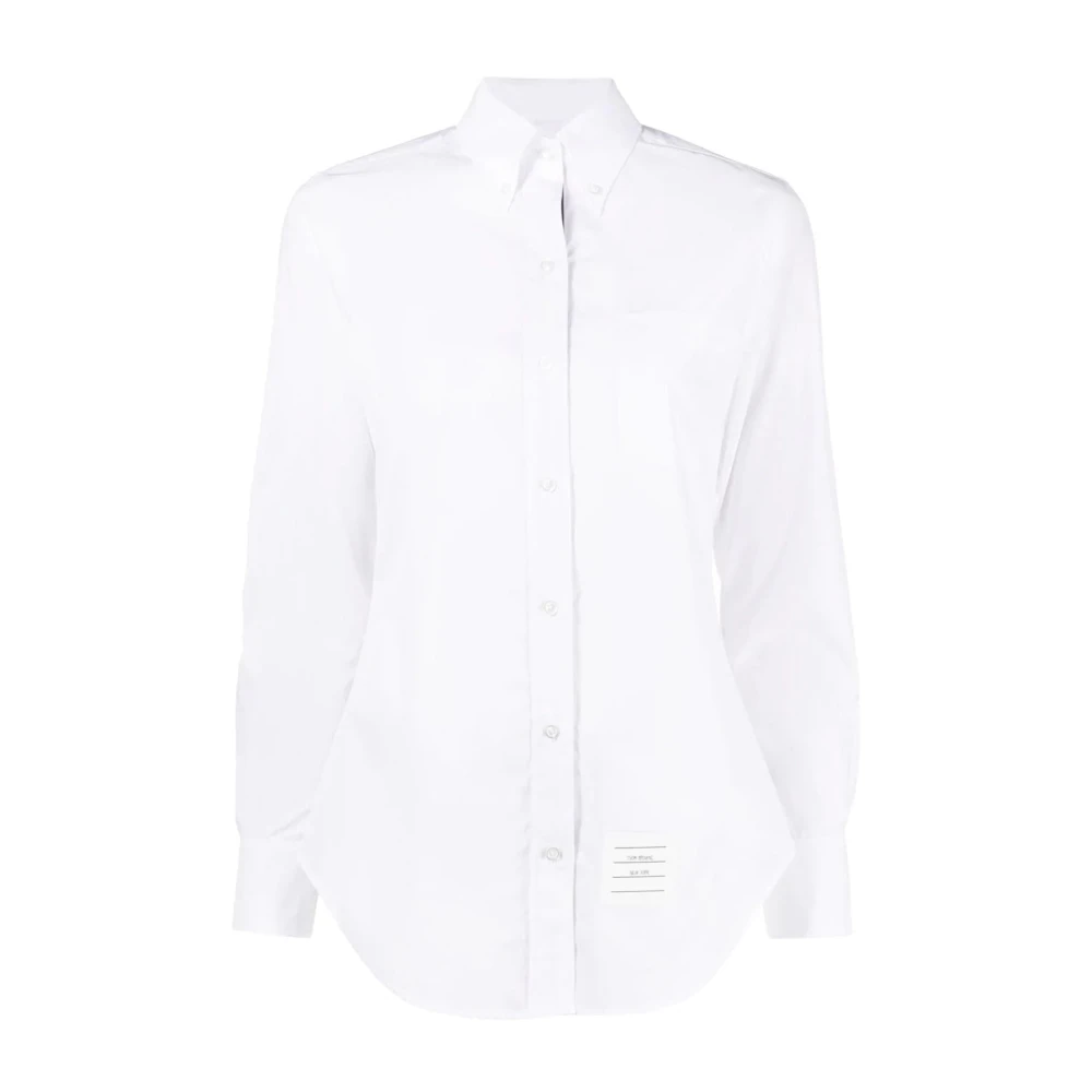 Thom Browne Slim-Fit Overhemd met RWB Strepen White Dames