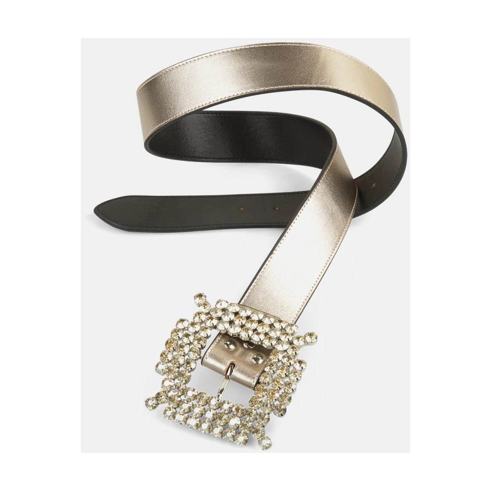 Alma en Pena Strass gesp riem Brown Dames