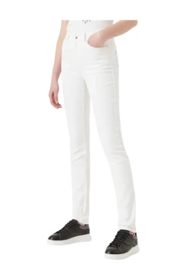 Slim J18 Bomullsjeans med Hög Midja