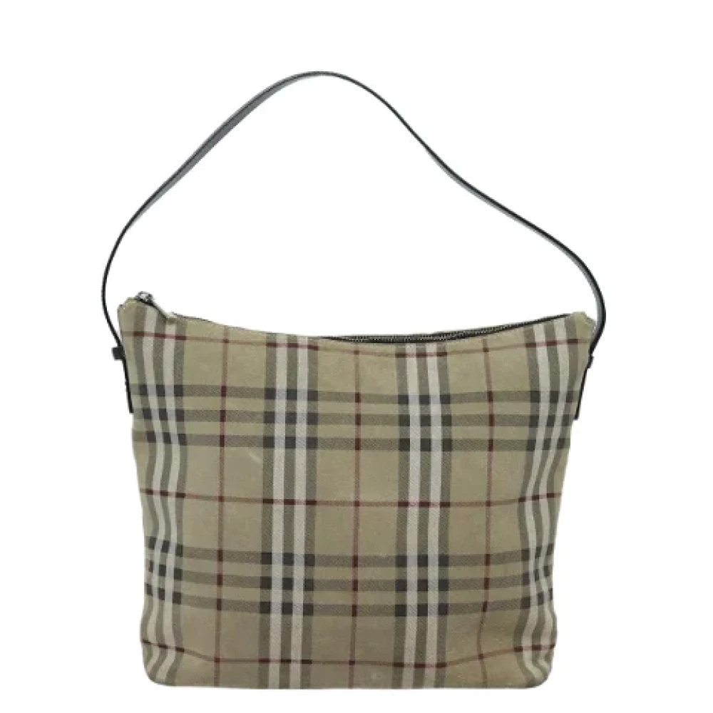 Burberry Vintage Pre-owned Suede handbags Beige Dames