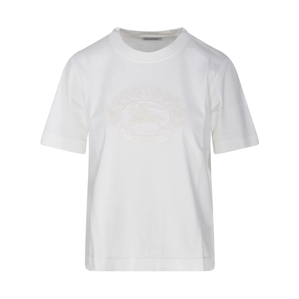 Burberry Krijt T-shirt White Dames