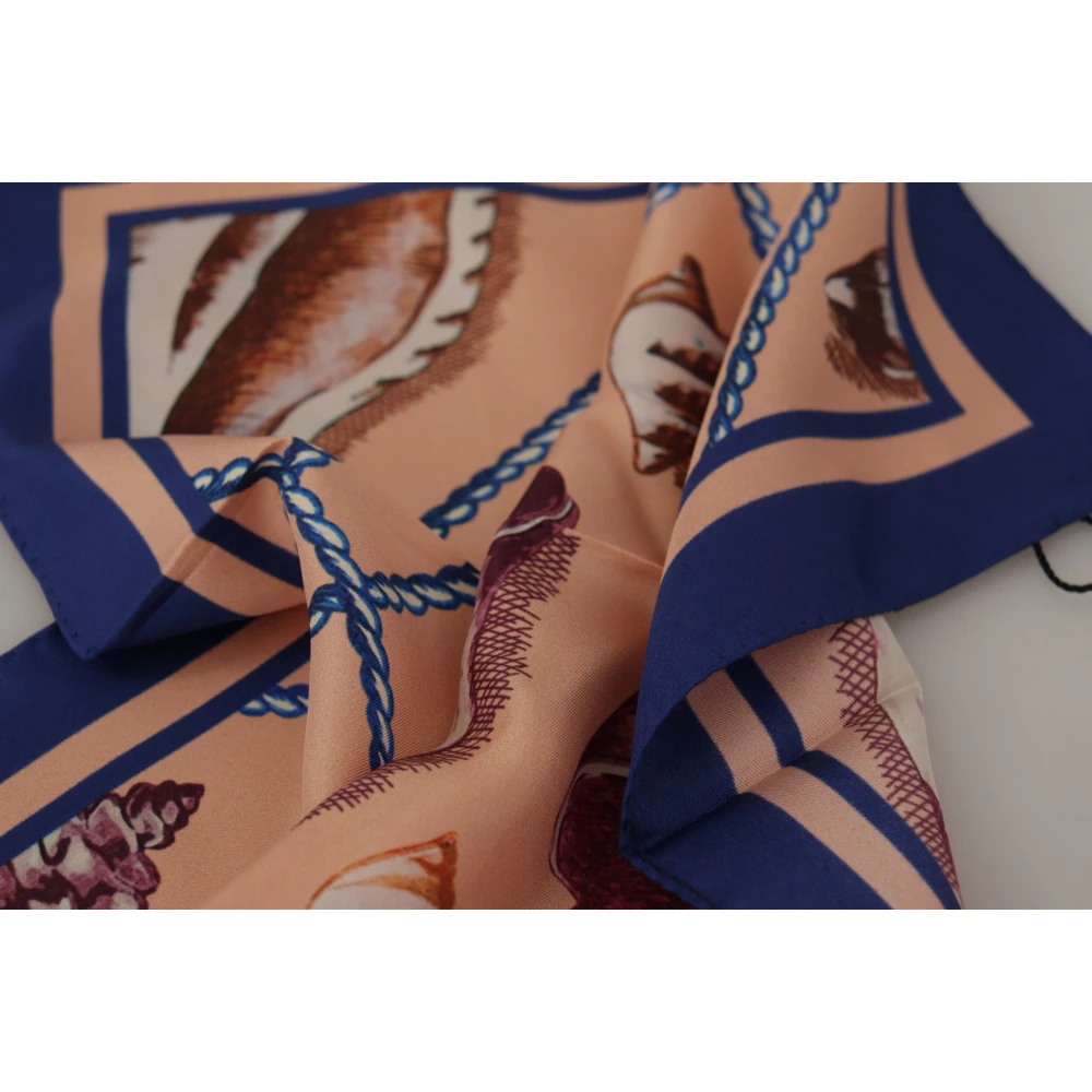 Dolce & Gabbana Luxe Zijden Sjaal Multicolor Print Multicolor Heren