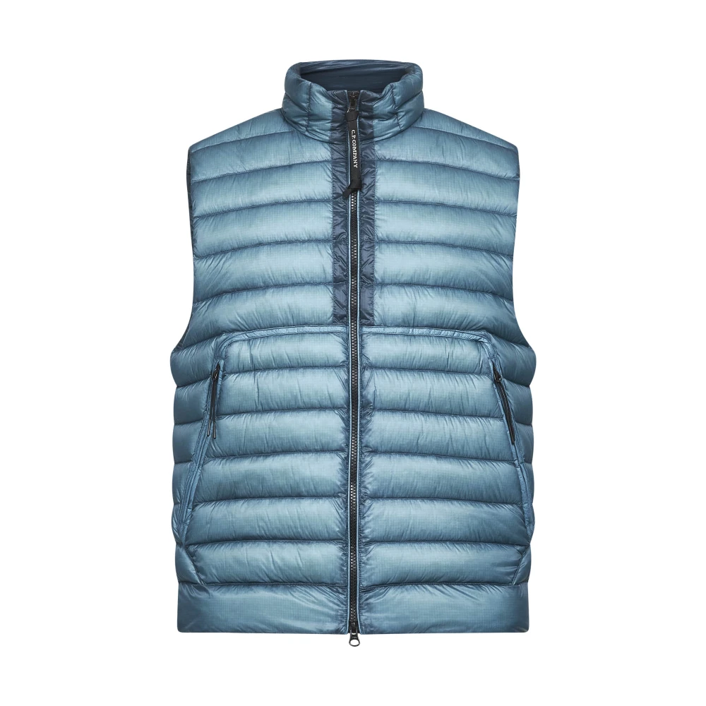 C.p. Company Men's Blue Dd Shell Down Vest - S - Jackets