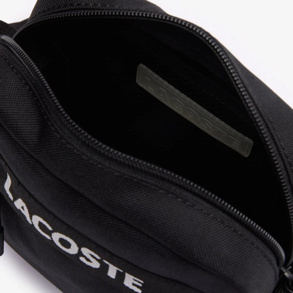 Lacoste Neocroc Logo Schoudertas Heren Zwart Black Heren