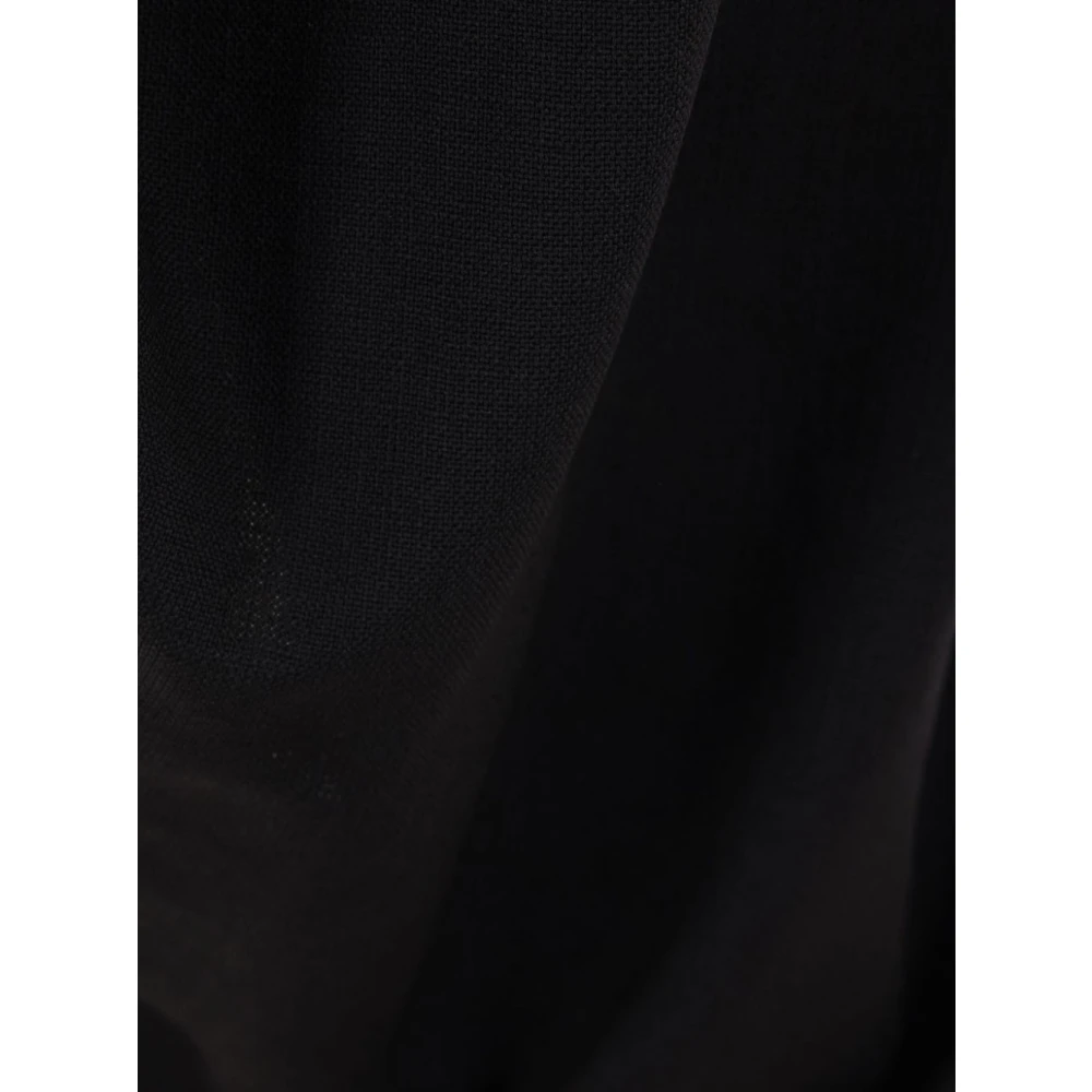 Quira Zwarte Wol Asymmetrische Rok Black Dames