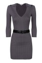 robe-gris-cotelee-a-col-en-v