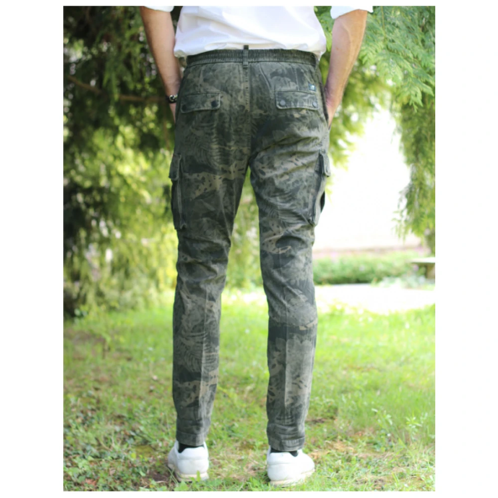 Mason's Bedrukte Chile Cargo Broek Green Heren