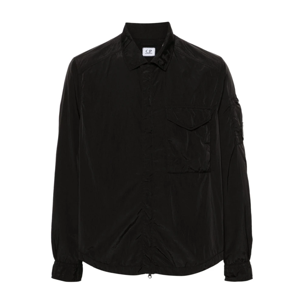 C.P. Company Zwarte Herenoverhemd Black Heren