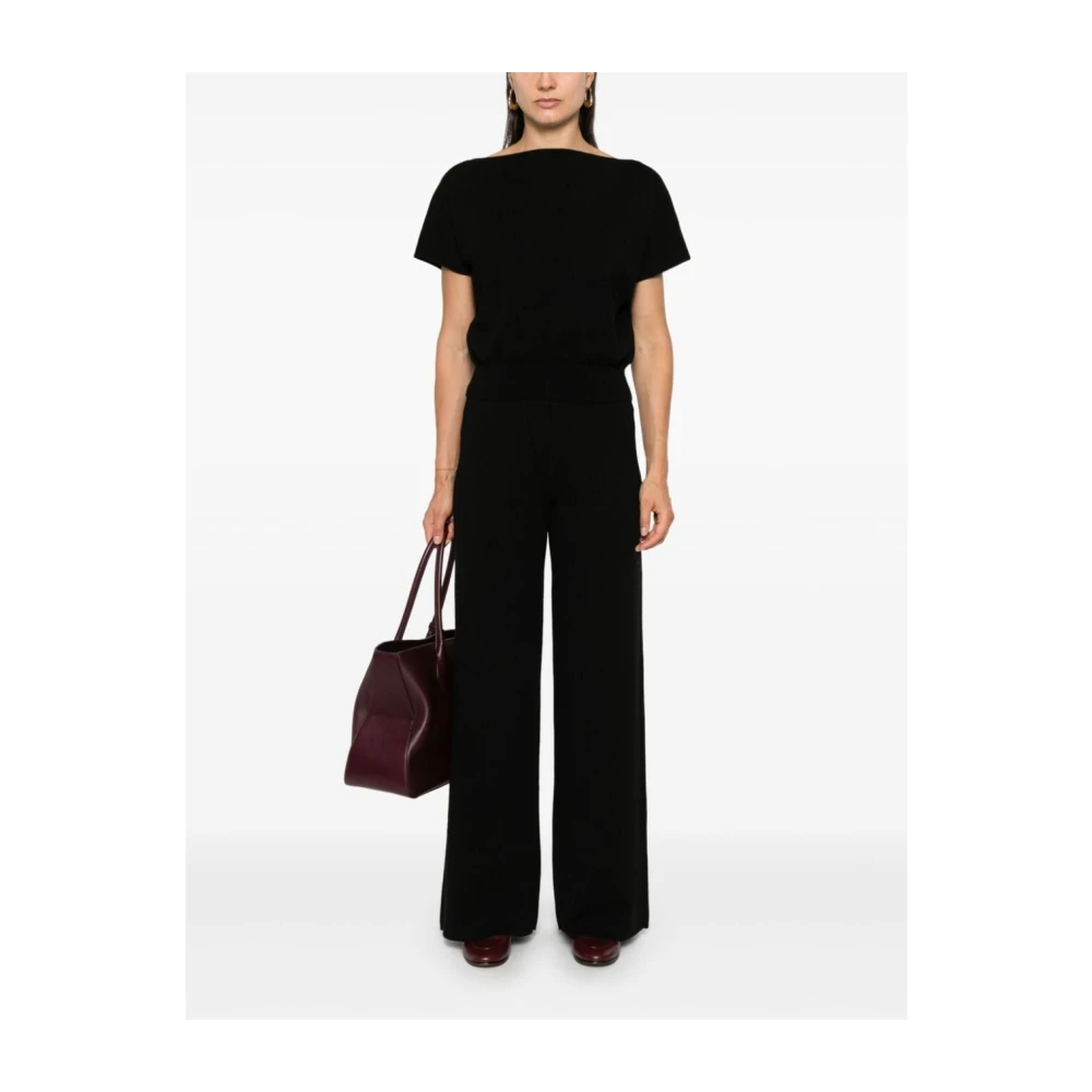 P.a.r.o.s.h. Zwarte Gebreide Top Black Dames