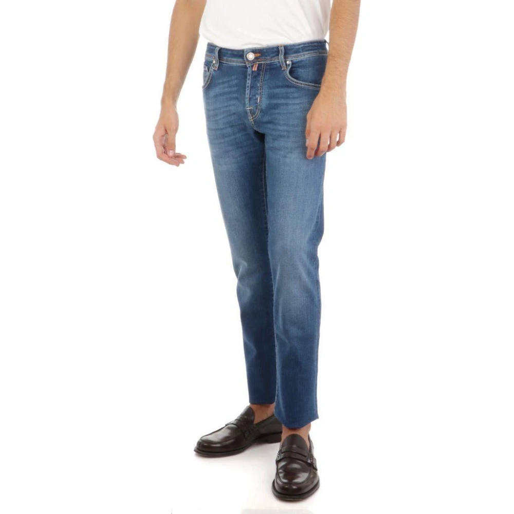 Jacob Cohën Nick Slim Fit Delavè Jeans Blue Heren