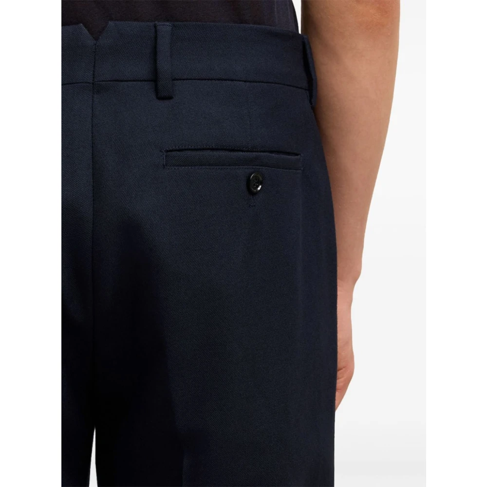 Ami Paris Donkerblauwe Rechte Broek Blue Heren
