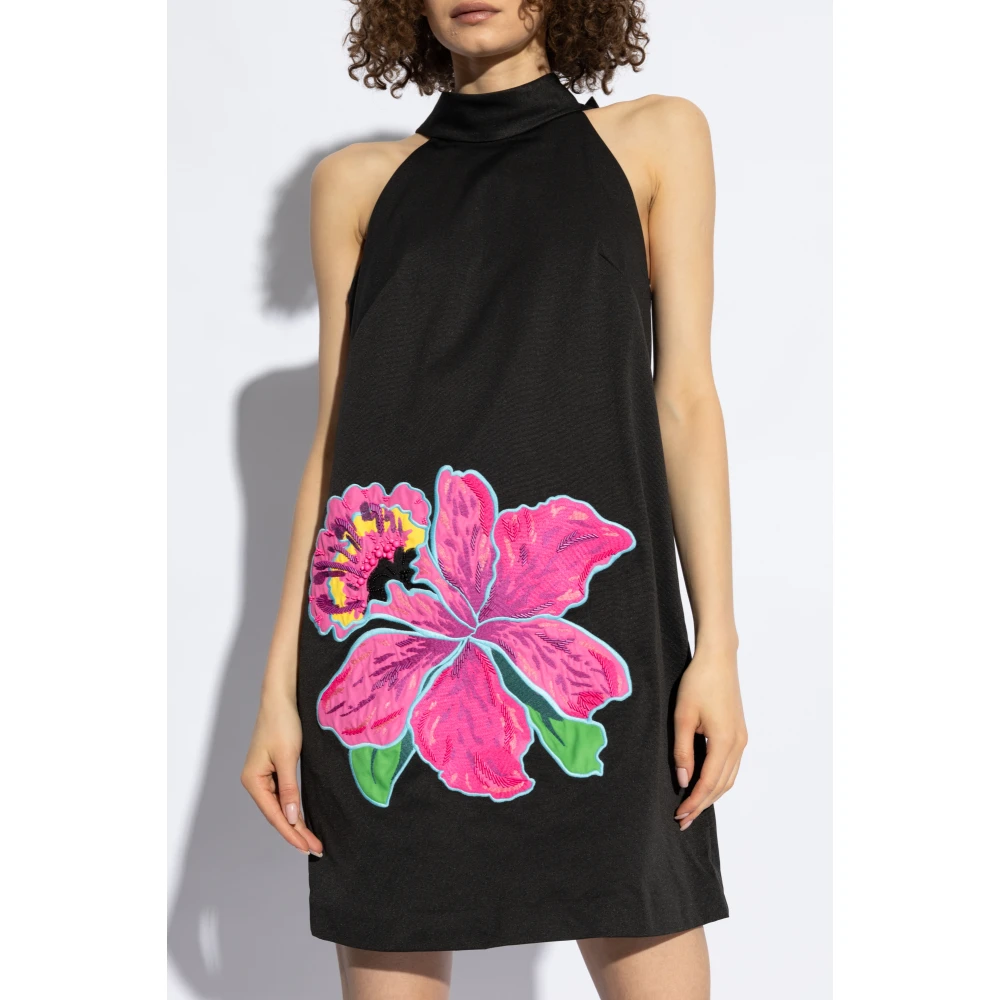 Kate Spade Bloemenmotief Jurk Black Dames