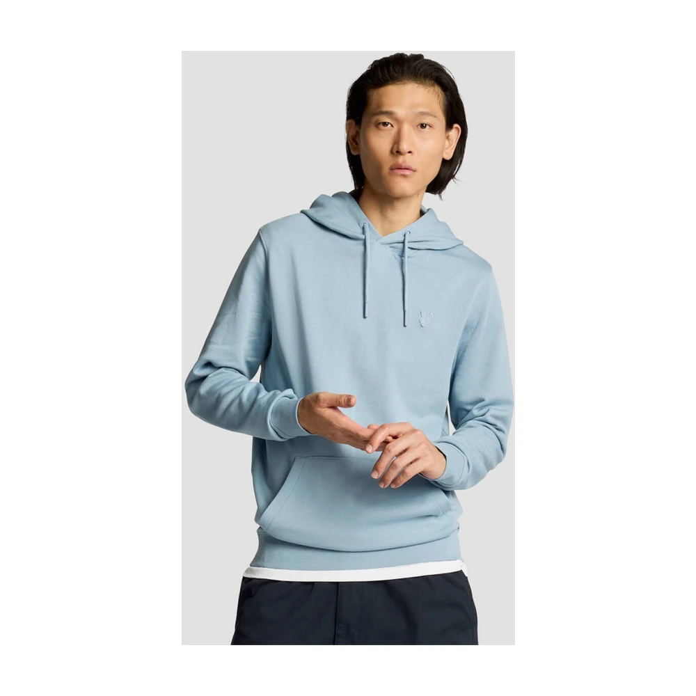 Lyle & Scott Hoodie in Trendy Stijl Blue Heren